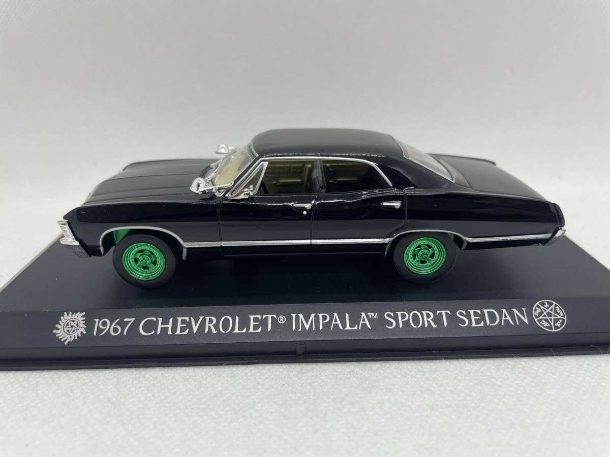 Amazon | GreenLight 1/43 シボレー 1967 IMPALA SPORT SEDAN グリーン